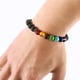 thumbnail image 1 of 1 Uds.Pulsera de piedra de cristal 7 Chakra Pulsera Lava Healing Balance Beads Reiki Buddha Ansiedad Muyoka Hogar, 1 of 1
