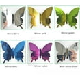 thumbnail image 6 of 12PCS Butterfly Wall Stickers, 3D Mirror Butterfly Decor for Home, Self-Adhesive Room Art for Bedroom, Living Room, Kitchen, DIY Wall Decals (S:6.5*5.5cm M:8*7cm L:11*9.5cm), 6 of 6