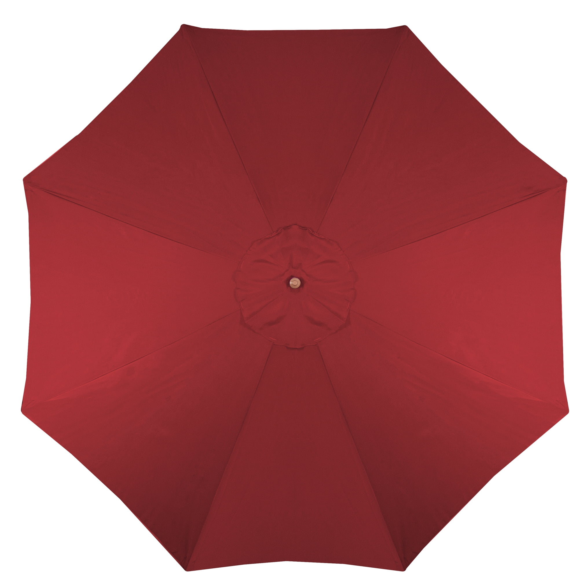 Northlight 8.5ft Outdoor Patio Market Umbrella with Wooden Pole, Red