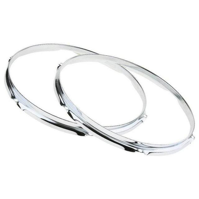 1 Pair Snare Drum Hoop Hoop Instrument Ring Rim for Percussion Instrument 13 Inch 6 Hole