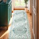 thumbnail image 5 of Sonoro Kate Alfombras 2x10 para Salón Recámara, Alfombra Interior Boho Antideslizante Lavable a Máquina, Verde, 5 of 7