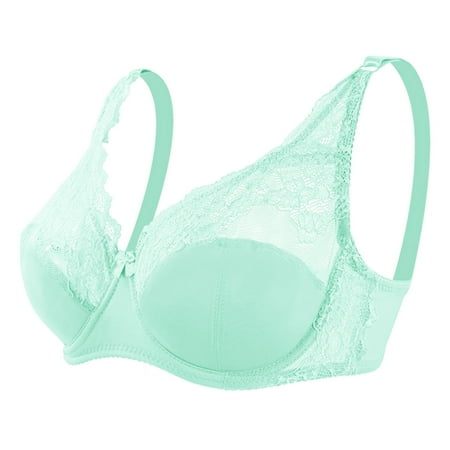 

eczipvz Womens Lingerie Women s Marks Jelly Underwire Latex And No Underwear Glue Bra without Semi-Liquid Mint Green 95