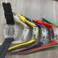 thumbnail image 4 of Reloj de Cuarzo Esqueleto Tonneau Transparente para Hombre, Luminoso, Correa de Silicona, Reloj de Pulsera Impermeable de Streetwear, 4 of 5