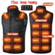 thumbnail image 1 of Chaleco Calentado Chaleco calefactable para hombres y mujeres, chaleco calefactable para caza, senderismo, camping (negro 4XL), 1 of 6