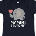 thumbnail image 4 of Inktastic My Mimi Loves Me Grandchild Boys or Girls Baby Bodysuit, 4 of 5