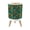 Color 4, variant on Beach Small Trash Can with Lid Drink Bar Decor Tropical Flowers Palm Wooden Carved 1.8 Gallon Dog Proof Trash Can Round Garbage Can Waste Bin Wastebasket for Bathroom Bedroom Living Room