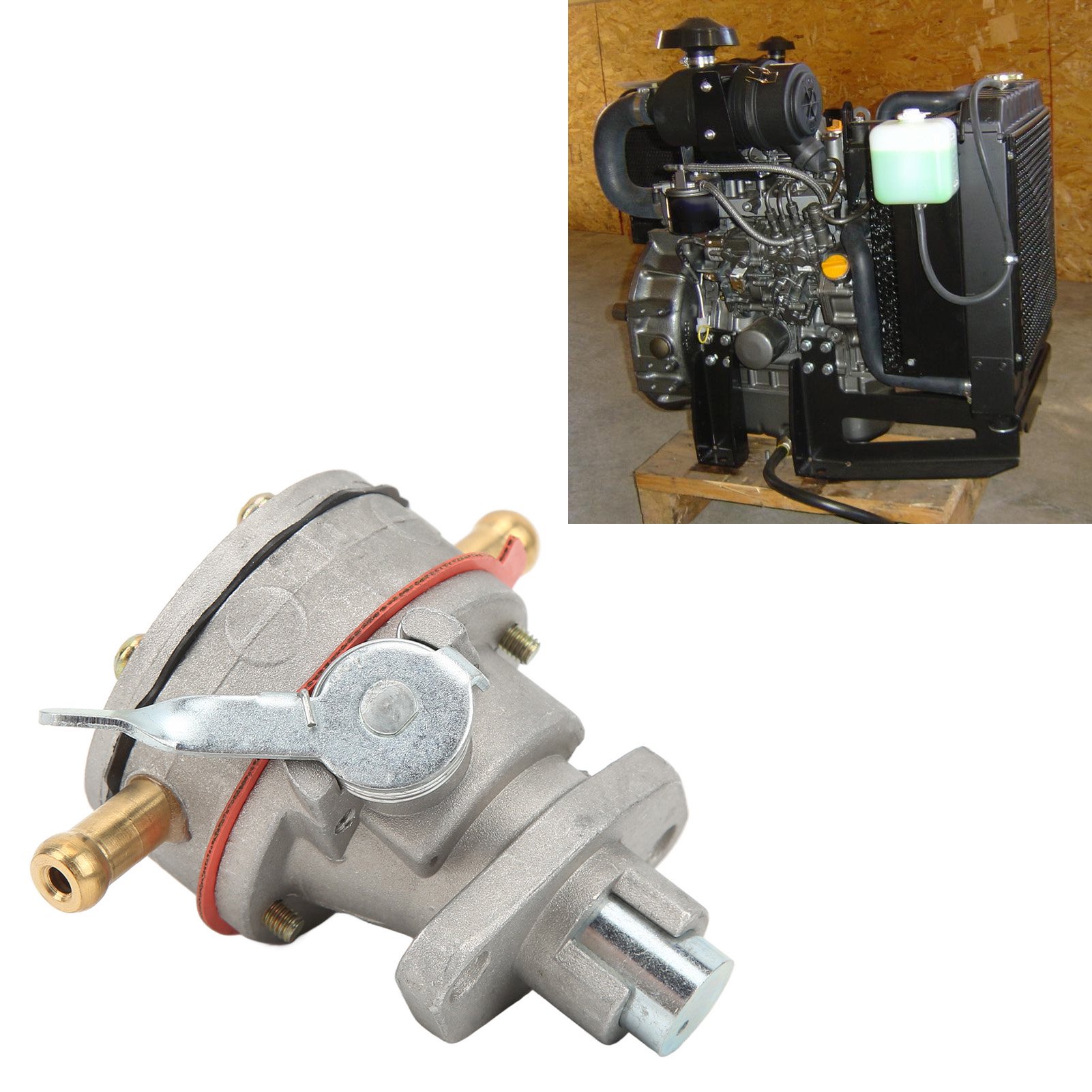 Electric , Fuel Lift Pump 129100-52100 Fuel Oil Feed Transfer Pump  Replacement For 4D84E 3D88E 4D88E 3D84E | Walmart Canada