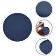 thumbnail image 3 of Unique Bargains 1 Set Water-repellent Heat-insulating Drink Coaster Navy Blue Silicone, 3 of 5