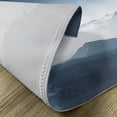 thumbnail image 5 of Ambesonne Nature Place Mats Set of 4, Foggy Morning Mountain, Standard Size, Pale Blue, 5 of 6