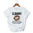 thumbnail image 6 of Glammy Leopard Lips T-Shirt, Coquette White Tee for Stylish and Glamorous Grandmas, 6 of 6