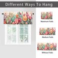 thumbnail image 6 of Cactus Kitchen Window Curtain Valance Succulent Southwest Plant Tropical Desert Window Treatment for Living Room Bedroom Bathroom 54 by 18 in, 1 Panel, 6 of 6