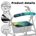 thumbnail image 5 of Jiueut Splash-Ink Rollator Walker Seat and BackRest RollBar Covers Set for Seniors 2 Piece Universal Rollator Walker Seat and Backrest Covers Driving Aid Cover for Men, 5 of 7