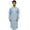 Sky Blue, variant on Atasi Men's Classic Kurta Pajama Set Long Cotton Shirt Ethnic Casual Wear-Small