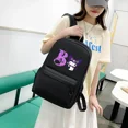 Kuromi Backpacks Fashion Anime Sanrio Printing Letter Highcapacity
