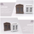 thumbnail image 2 of WHAMVOX miniature display Wine Cabinet Model White Synthetic Material 1Set, 2 of 8