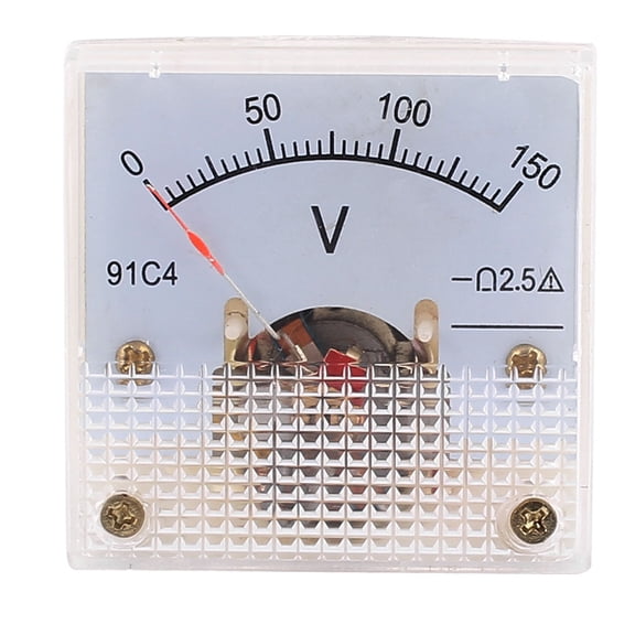 11291C4 DC 0-150V Fine Tuning Dial Panel Analog Voltage Meter Voltmeter
