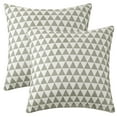 thumbnail image 2 of REGALWOVEN Geometric Pillow Cover Set of 2 Throw Pillow Covers, Decorative Cases for Couch Grey 18' x 18', 2 of 6