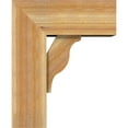 thumbnail image 3 of Ekena Millwork 8"W x 18"D x 22"H Funston Block Rough Sawn Bracket w/ Offset Brace, Western Red Cedar, 3 of 25