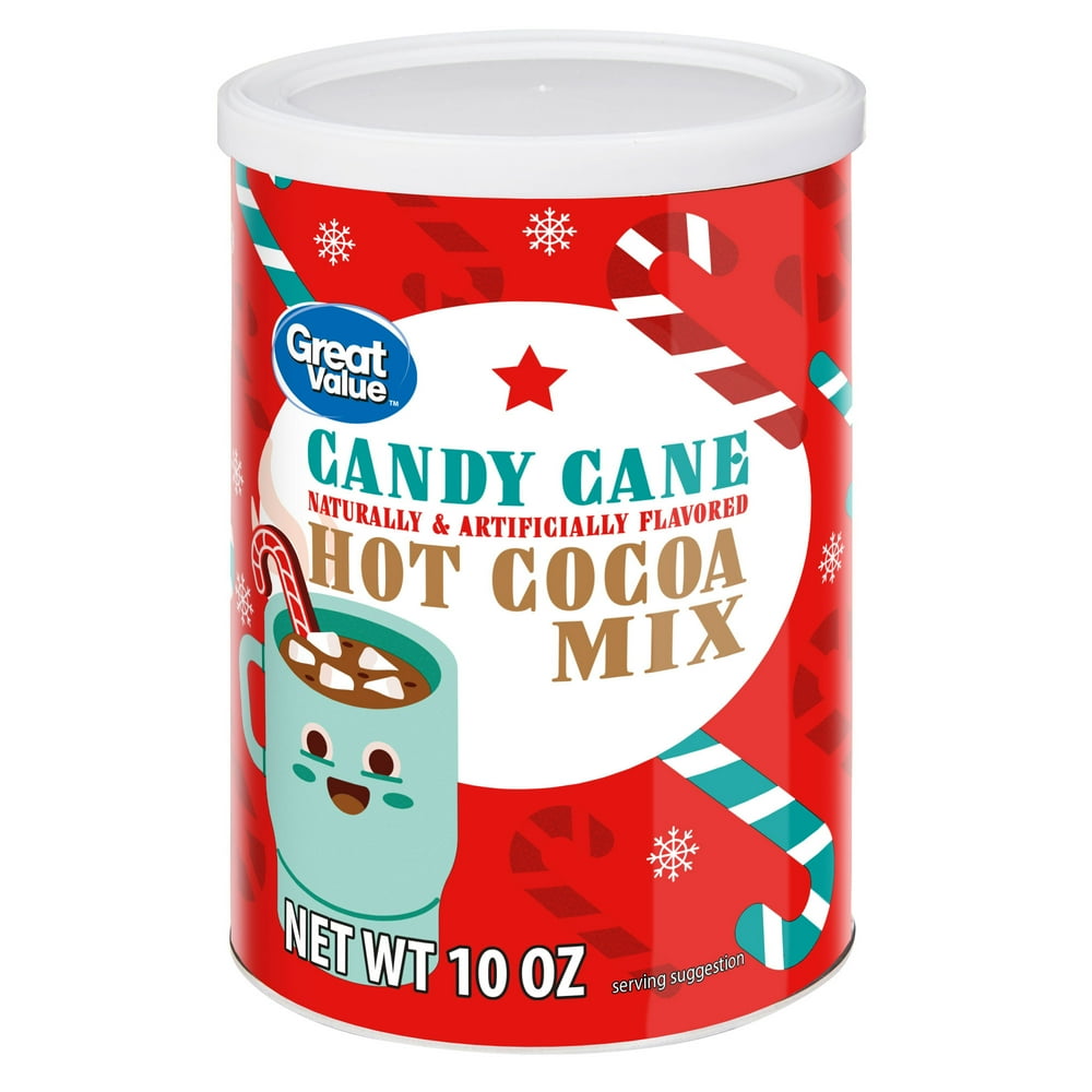 Great Value Candy Cane Hot Cocoa Mix, 10 oz