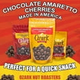 thumbnail image 4 of OZARK NUT ROASTERS, Chocolate Amaretto Cherries, Chocolate-Flavored Cherry Snacks, World-Class Gourmet Candied Nuts, Resealable Pack, (16.0 oz), 4 of 5