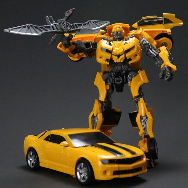 Jouets Transformeur Série Studio Version KO YS-01C Bumblebee Figurine Articulée à Double Conversion, Multicolore