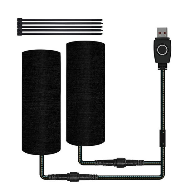 Bsvklp Agarre Calefactable para ATV Control Temperatura Cubierta Agarre Calefactable Por USB Agarre Calentador Manos