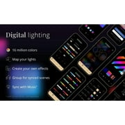 Twinkly Dots – 60 RGB LED Multicolor Lights String, Clear Wire, USB