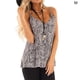 thumbnail image 4 of Sonducket Chaleco de mujer Camiseta sin mangas con estampado sexy Camiseta sin mangas con cuello en V sin espalda, gris, S Prendas para la parte del cuerpo Gris METRO, 4 of 6
