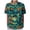 Dark Green, variant on TOWMUS Womens Summer Blouses Women's Summer Lapel Print Cotton and Linen Top Shirts for Women Linen Floral Blouse Mint Green