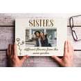 thumbnail image 2 of Darling Souvenir Made With LoveEngraved Table Top Photo FrameWooden Sisters Different Flowers From The Same Garden Quotes White Picture Frame Gift For Sister, 4x6 Photo Size Horizontal, 2 of 8