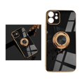 thumbnail image 4 of Funda protectora de cámara a prueba de golpes Series cubierta trasera de silicona TPU suave sólida Negro para 12 Mini, 4 of 7