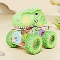 thumbnail image 2 of KOYPTL Dinosaur Monster Truck Toy for Boys Aged 3 4 5 6 7 Years Old, Dinosaur Toys Cars Gears Rotating Stunt Car Dinosaur Vehicles Toys with Lights,Birthday Christmas Gifts for Kids, 2 of 7