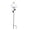 White, variant on mdesiwst Bird Feeder Garden Stake with Iron Bracket Deep Bowl Feeder Rust-Resistant Food And Water Holder for Courtyards And Balconies