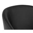 thumbnail image 5 of Sunpan Thatcher 18" Modern Faux Leather Dining Armchair in Champagne Gold/Black, 5 of 8