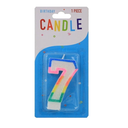 Colorful Birthday Candle - 7