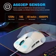 thumbnail image 2 of USB Wired Gaming Mouse,USB Computer Mouse with 4 Adjustable DPI, RGB Backlit LED, Side Buttons, Ergonomic Design Mice for PC, Laptop, Windows, Mac, Vista, Linux, Gamer,White, 2 of 8