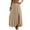 Skirts-233Beige, variant on Gamivast Skirts for Women High Waisted Maxi Skirt High Slit Long Skirt Flowy Skirt Casual Skirt for Beach Vacation Resort Travel Going Out Outfit Summer Black M