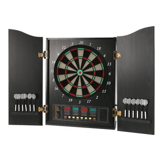 Kardition [12 Darts] Elektronisch Dartbord, Set Van 12 Dartpijlen Kunststof Punt 30 Reservepunten Dartpijlen Dartbord Met Lcd Display Werkt Op Batterijen 3190022826