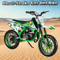 40cc 2-Stroke Kids' Gas-Power Dirt Bike, Mini Off-Road Motorcycle, Up to 25 MPH, Pull Start for Uphill & Off-Road