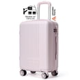 thumbnail image 1 of Maleta de viaje Carry-on de mano cabina 20” 10 kg ABS doble calibre candado de alta seguridad TSA LOCK Rosa, 1 of 9
