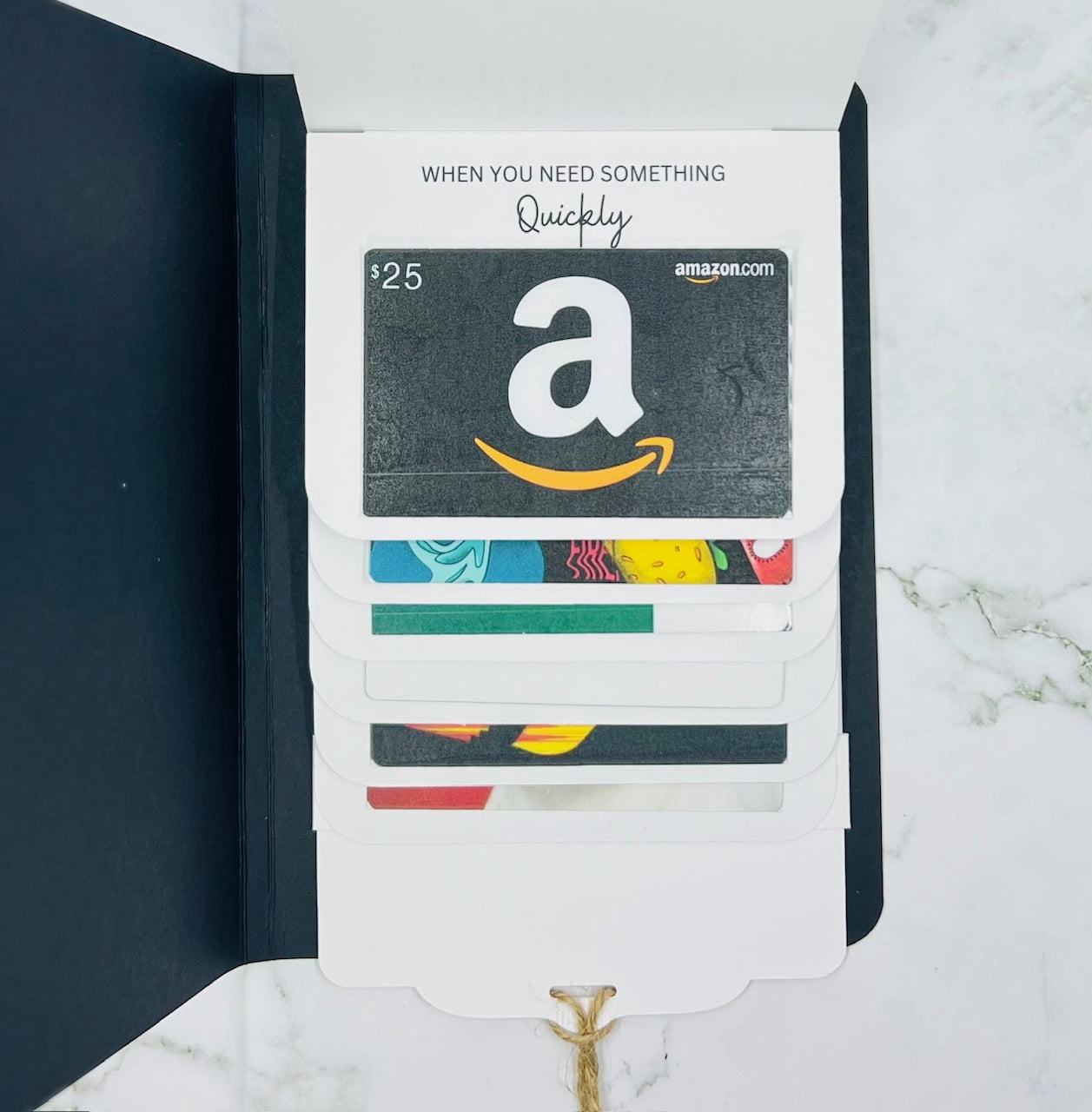 Graduation Waterfall Gift Card Booklet