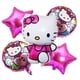 thumbnail image 3 of Juego de Globos de Hello Kitty para fiesta de cumpleaños de niña, set de 5 unidades de Globos de aluminio rosa, decoraciones para Baby Shower, 3 of 4