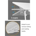 thumbnail image 3 of TV Tray Table Portable Desk Folding Dinner Tray, Couch Table Trays for Eating Snack Food, Portable Laptop Desk, Bed Trays for Eating | Adjustable TV Trays with 3 Angles and Cup Holder, 3 of 5