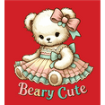 thumbnail image 2 of Beary Cute Teddy Bear Boy's Red Crew Neck Short Sleeve Tee-Medium, 2 of 2