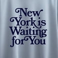thumbnail image 3 of Instant Message - New York is Waiting for You Girls' Short Sleeve Boxy Graphic T-Shirt, 3 of 6