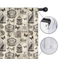thumbnail image 4 of Blackout Kids Curtains,Beige Curiosity Shoppe Pattern Childrens Insulated Curtains Set Of 2,Bedroom Essentials,Toddler Room Decor 52x63in(132x160cm), 4 of 5
