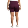 thumbnail image 3 of Under Control Women’s Adult Plus Active Seamless Bicycle Short With Phone Pockets Athletic Shorts, 3 of 7