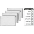 thumbnail image 2 of Yirtree 2 Pack Safe Emergency Mylar Thermal Blankets Designed for NASA Outdoors Survival First Aid Silver, 2 of 8