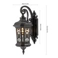 thumbnail image 2 of Garden Lamp Outdoor Wall Mounted Sconce Porch Light Exterior Wall Light Fixture Without Bulb, 2 of 15