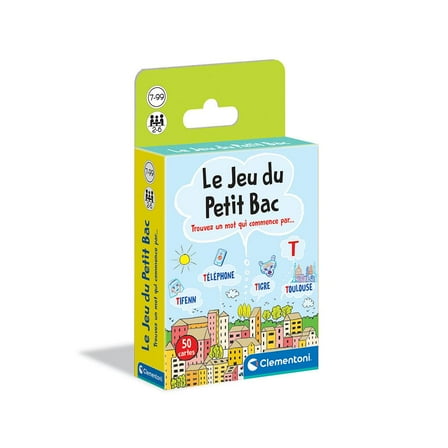 Clementoni - Jeu De Cartes - Le Jeu Du Petit Bac (FR)